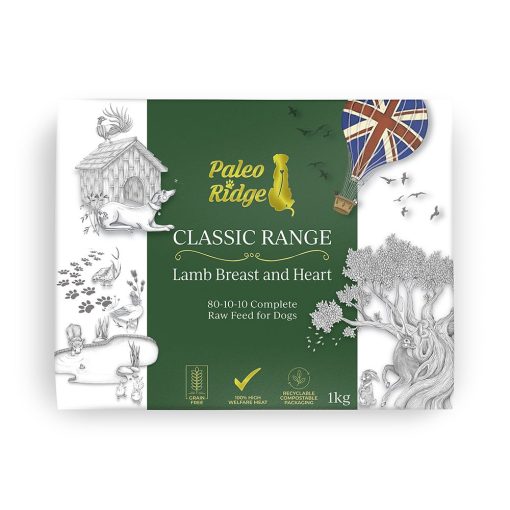 Paleo Ridge Classic Lamb Breast and Heart (1kg)