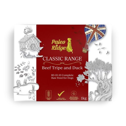 Paleo Ridge Classic Beef Tripe and Duck (1kg) 1