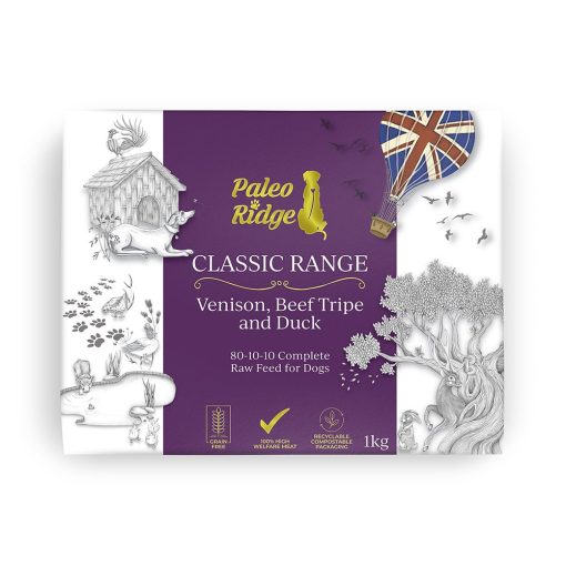 Paleo Ridge Classic Venison Beef Tripe and Duck (1kg) 1