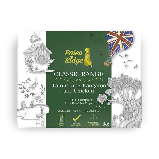 Paleo Ridge Classic Lamb Tripe, Kangaroo and Chicken (1kg) 1