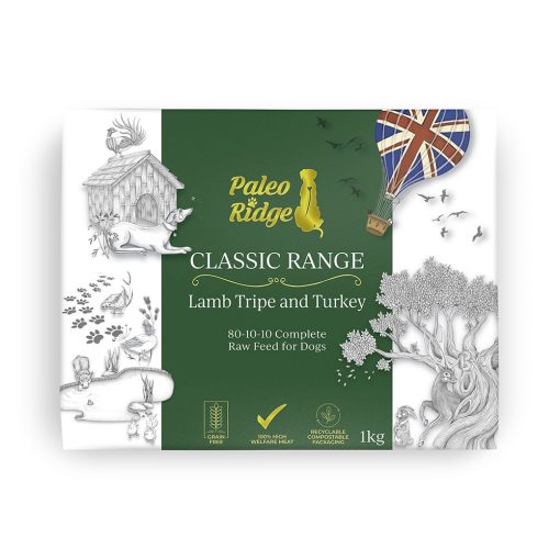 Paleo Ridge Classic Lamb Tripe and Turkey (1kg) 1