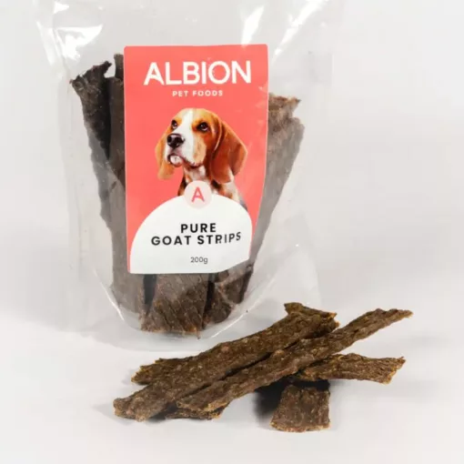 Albion Pure Goat Meat Strips 200g 2