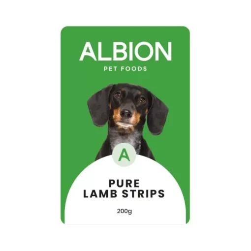 Albion Pure Lamb Meat Strips 200g