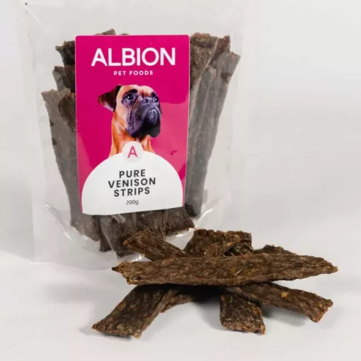 Albion Pure Venison Meat Strips 200g 2