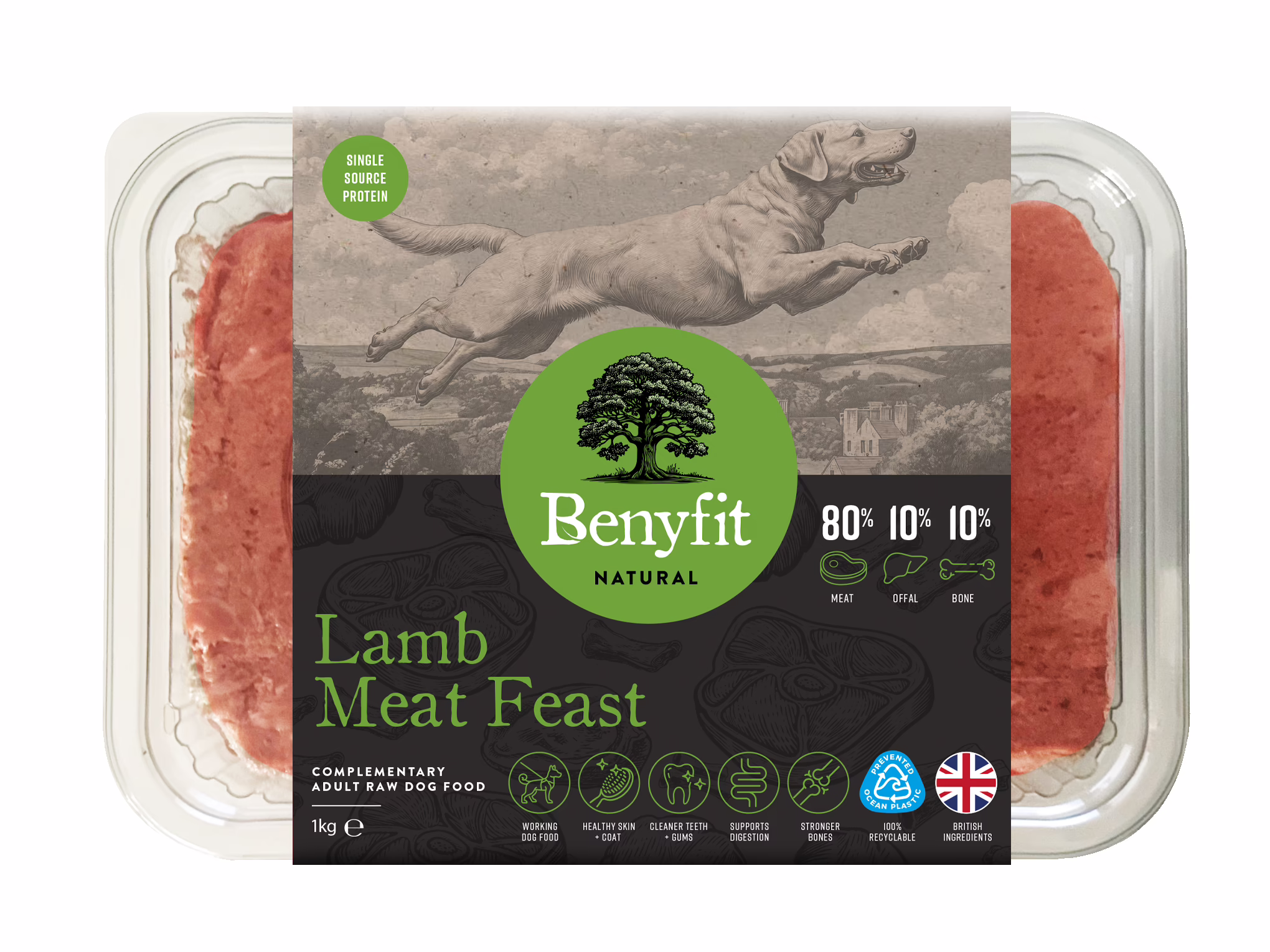Benyfit Natural 80*10*10 Lamb Meat Feast