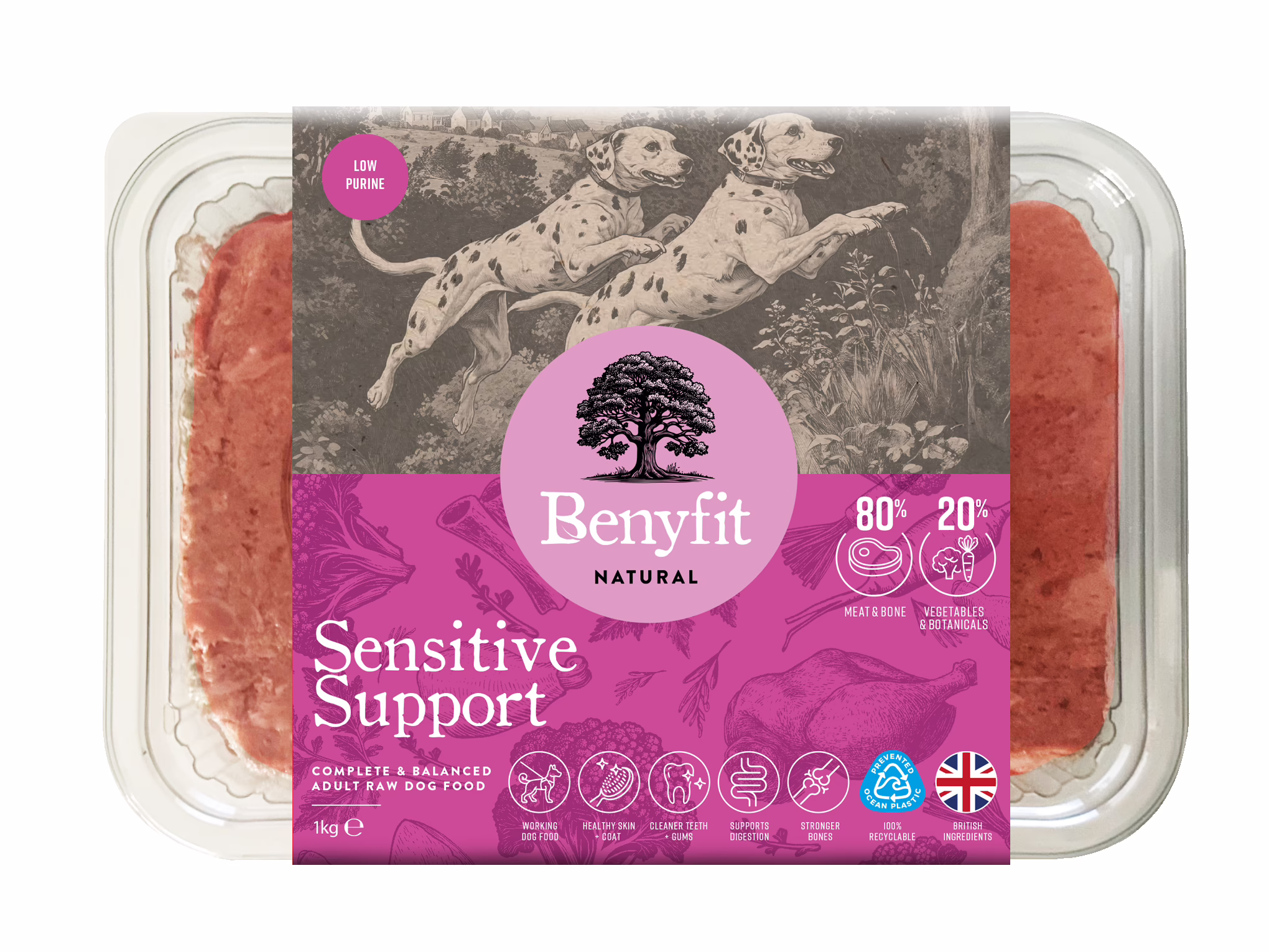 Sensitive Complete Adult Raw Working Dog Food